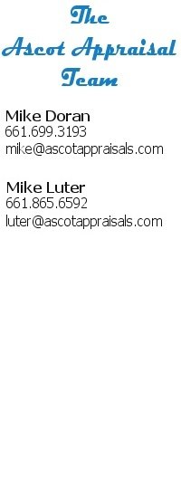 Team Ascot Appraisals, <b>kern county appraisals, bakersfield residential appraiser, Kings 
