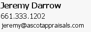 Josh Darrow - Ascot Appraisals, Kern County Home Appraisals, Tulare County Residential Appraisals, Kings County Home Appraiser
